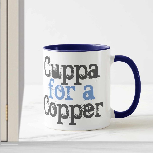 Caneca Polícia Mug - Cuppa para Cobre (Criador carregado)