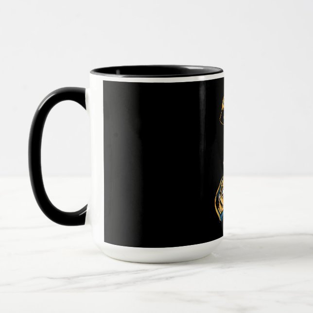 Caneca Policial Esqueleto Engraçado (Esquerda)
