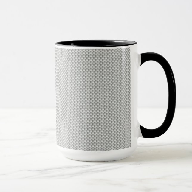 Caneca Polímero preto e cinzento da fibra do carbono (Direita)
