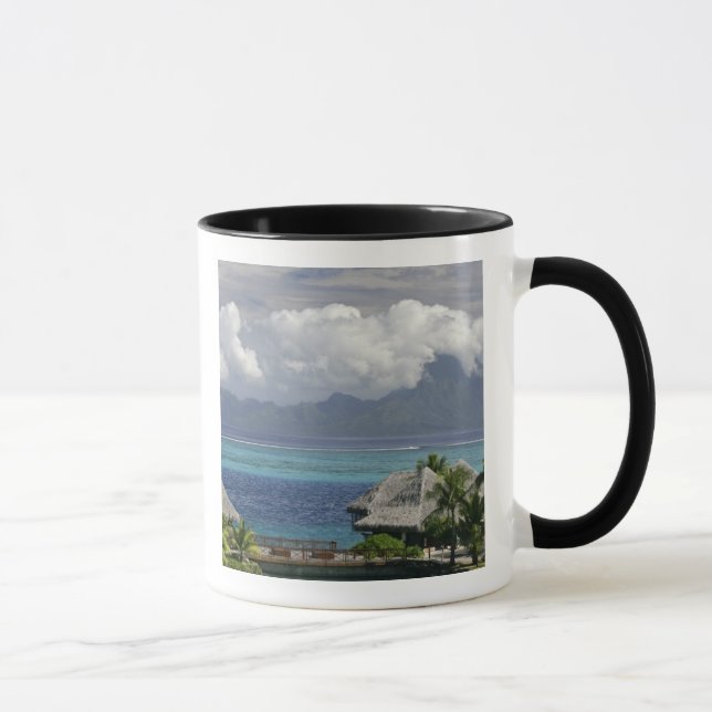 Caneca Polinésia Francesa, Moorea. Uma vista da ilha (Direita)
