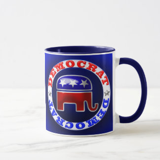 Caneca política de Democrata