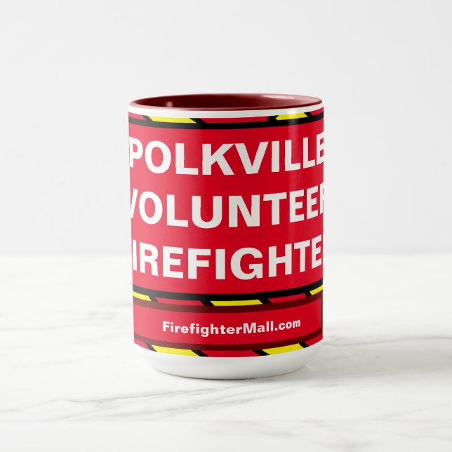 CANECA POLKVILLE VOLUNTEER FIREFIGHER (Centro)