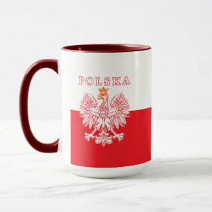 Caneca Polska Com Red Polle Eagle Mug