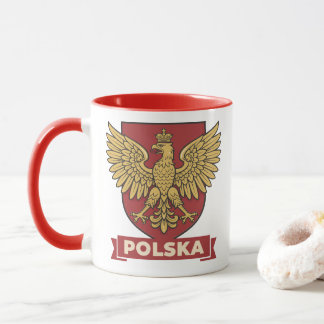 Caneca Polska Golden Eagle Heraldic