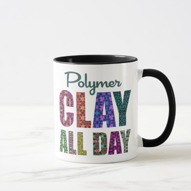 Caneca Polymer Clay All Day (Direita)