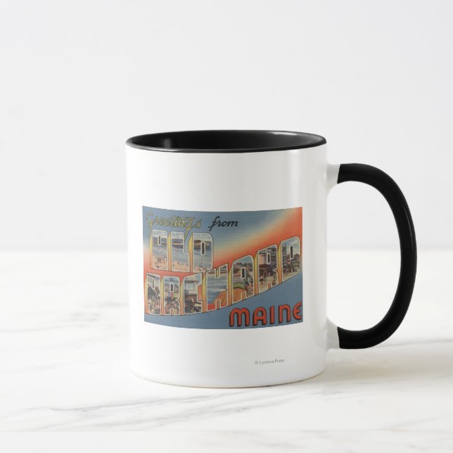 Caneca Pomar Antigo, Maine - Cenas com Letras Grandes (Direita)