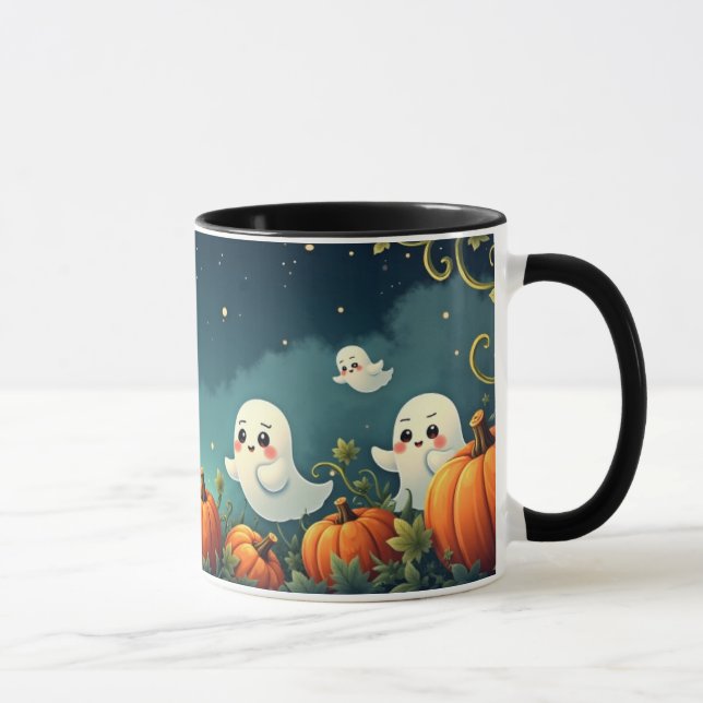 Caneca Pomar de Abóboras Assombradas (Direita)