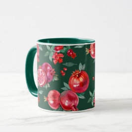 Caneca Pomegranate Green Mug