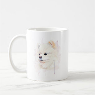 Caneca Pomeranian – Caneca de Café do Pom Dog, Aqu