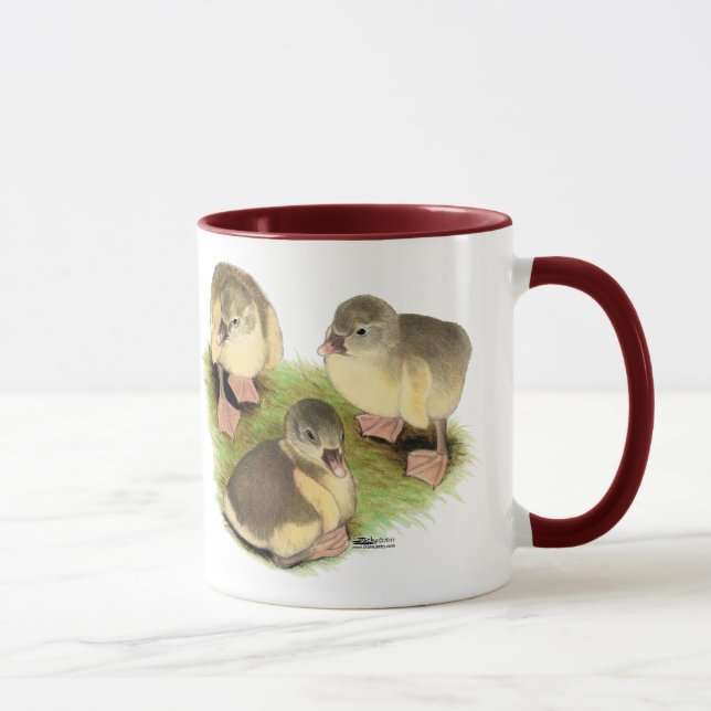 Caneca Pomerânianos Buff Goslings (Direita)