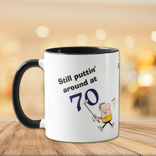 Caneca Pondo Por Volta De 70 Golfe