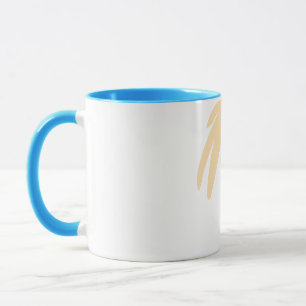 Caneca Pônea de Cartoon e Mug de Flor
