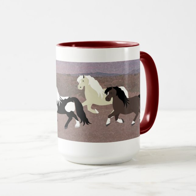 Caneca Ponies Mug (Frente Esquerda)