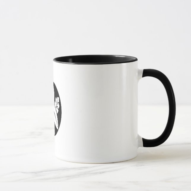 Caneca Ponta em flecha no bolo de arroz (Direita)