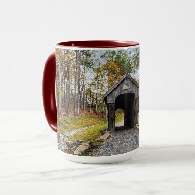 Caneca Ponte coberta pelo taneiro de outono NH (Frente Esquerda)