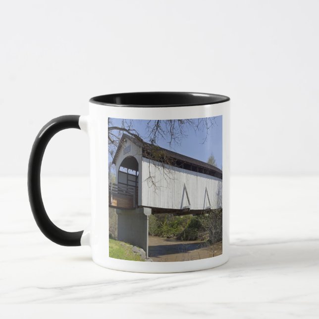 Caneca Ponte Coberto Antelope Creek, construída em 1922 (Esquerda)