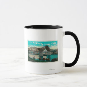 Caneca Ponte da Broadway sobre o rio Willamette