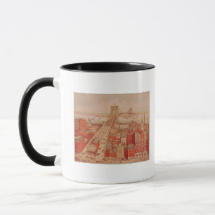 Caneca Ponte de Brooklyn, c.1883