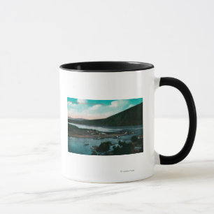 Caneca Ponte de suspensão do rio de Klondyke, Alaska
