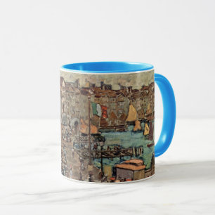 Caneca Ponte Della Paglia, Veneza por Maurice Prendergast