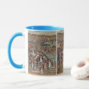 Caneca Ponte Della Paglia, Veneza por Maurice Prendergast