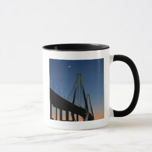 Caneca Ponte do Jr. de Arthur Ravenel no crepúsculo