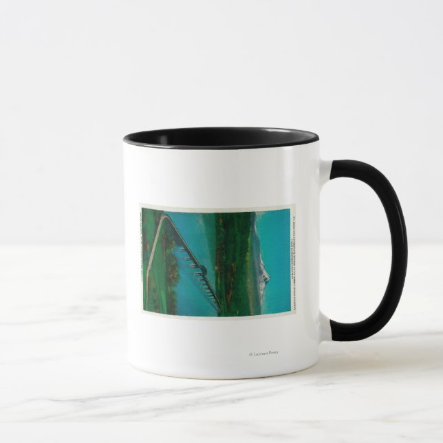 Caneca Ponte Interestadual e Mt. Hood no Salmão Branco (Direita)