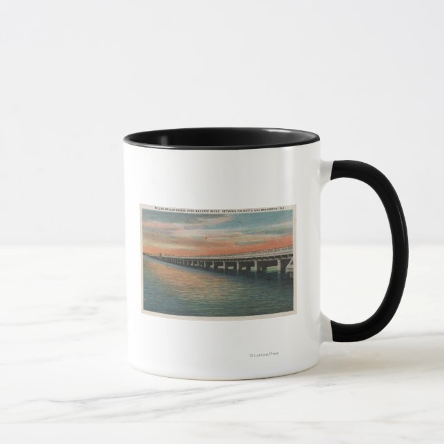 Caneca Ponte milionária sobre o rio Manatee, (Direita)