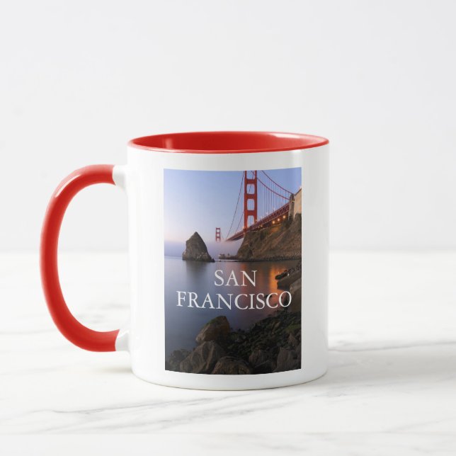 Caneca Ponte ouro Gate | San Francisco Califórnia (Esquerda)