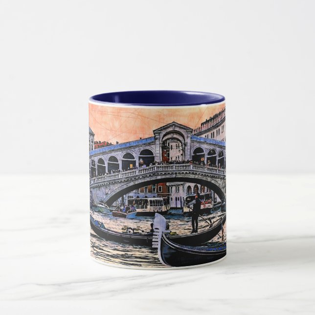 Caneca Ponte Rialto. Veneza. Itália. (Centro)