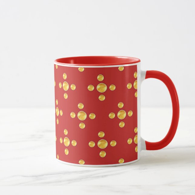 Caneca Pontos elegantes e fofos (Direita)