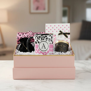 Caneca Pontos femininos e impressão de monograma de anima