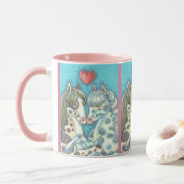 Caneca Pony Passion CUMBO HORSE MUG Trim Rosa