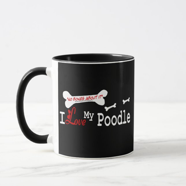 Caneca Poodle (Eu Amo) (Esquerda)