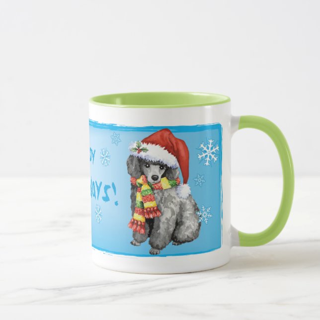 Caneca Poodle Miniatura Feliz Howliday (Direita)