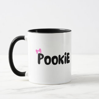Caneca Pookie Mug com Fita Cor-de-Rosa - Adorável e Cozy