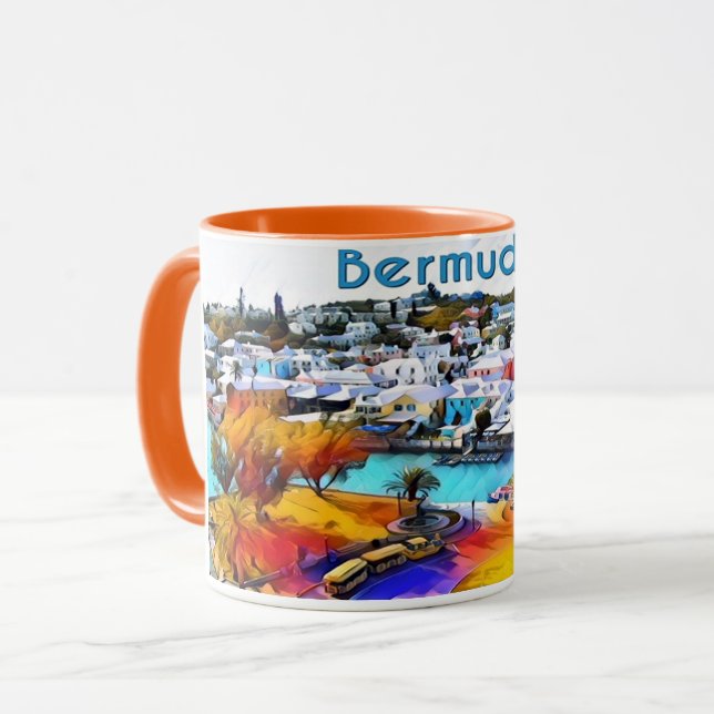 Caneca Pop Art Bermuda (Frente Esquerda)