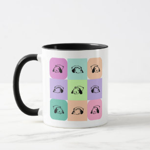 Caneca Pop Art Panda Bear Mix