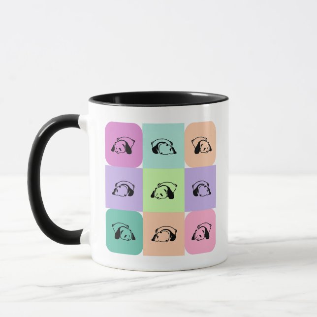 Caneca Pop Art Panda Bear Mix (Esquerda)