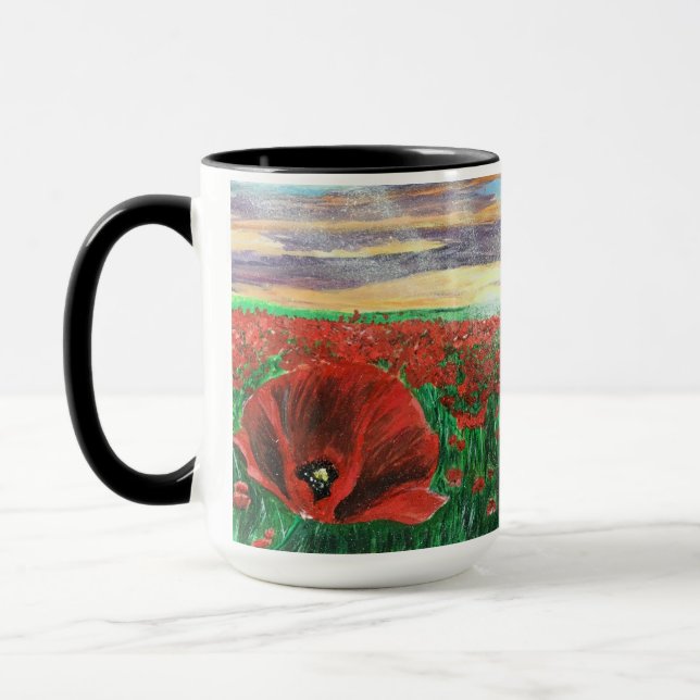 Caneca Poppy Field SF Mug (Esquerda)