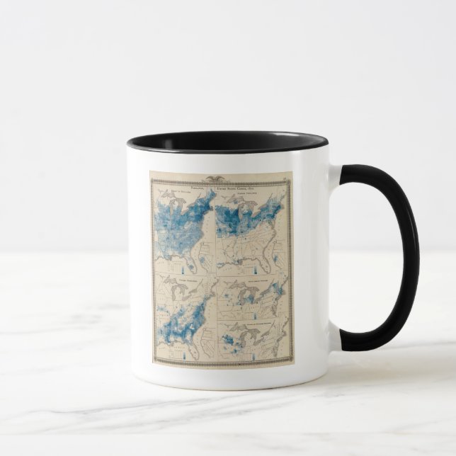 Caneca População dos Estados Unidos censo 2 (Direita)