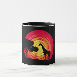 Caneca pôr do sol africano