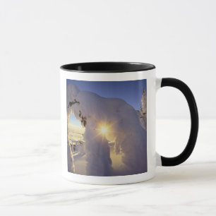 Caneca Pôr do sol através dos Snowghosts em Big Mountain