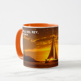 Caneca Pôr do Sol da Hora Dourada com Sa- MARINA DEL REY,