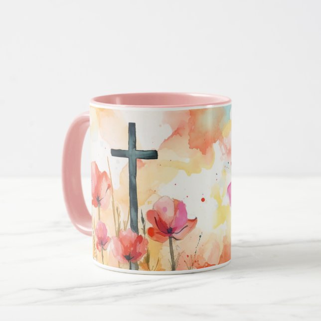 Caneca Pôr do Sol da Páscoa (Frente Esquerda)