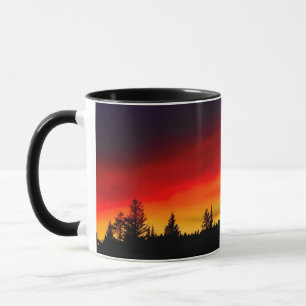 Caneca Por do sol de Yellowstone