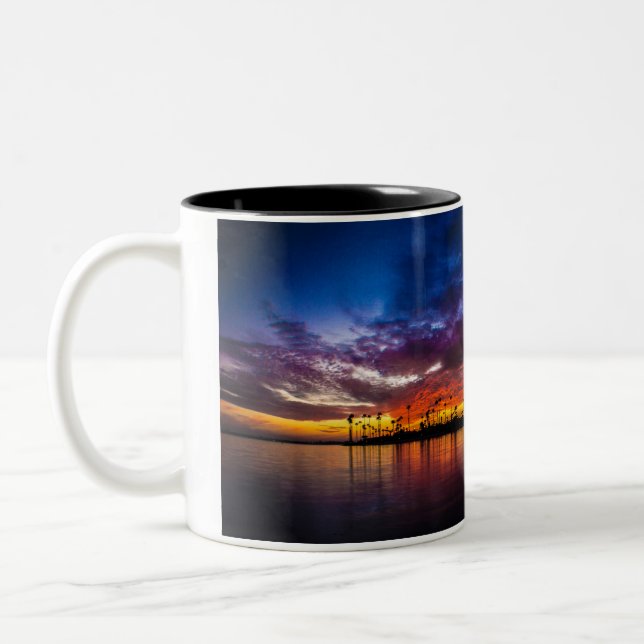 Caneca - por do sol do arco-íris da baía da missão (Esquerda)