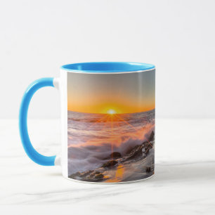 Caneca Pôr do sol na Praia Victoria