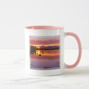 Caneca Pôr do sol sobre a Baía Alexander