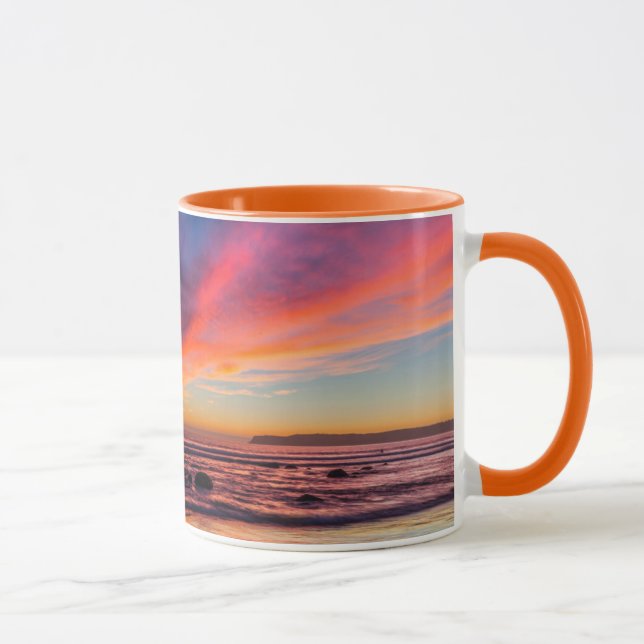 Caneca Pôr do sol sobre o Pacífico de Coronado 2 (Direita)